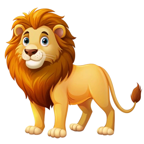 Model singa 3D untuk melatih pengenalan bentuk dan warna